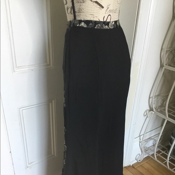 Free People Rose Floral High Slit Maxi Skirt - Picture 6 of 8